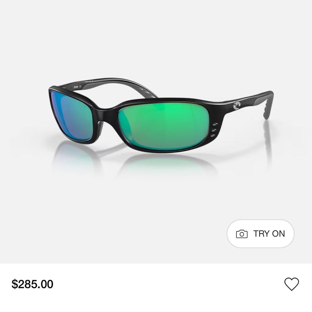 Costa Black and Green Sunglasses